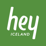 Hey Iceland logo