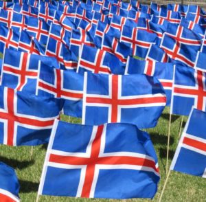 Iceland flags photo