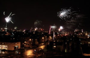 New Year Fireworks in Reykjavik