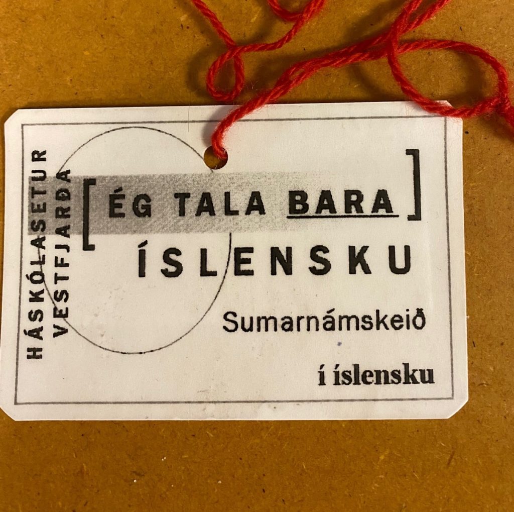 Icelandic ID badge