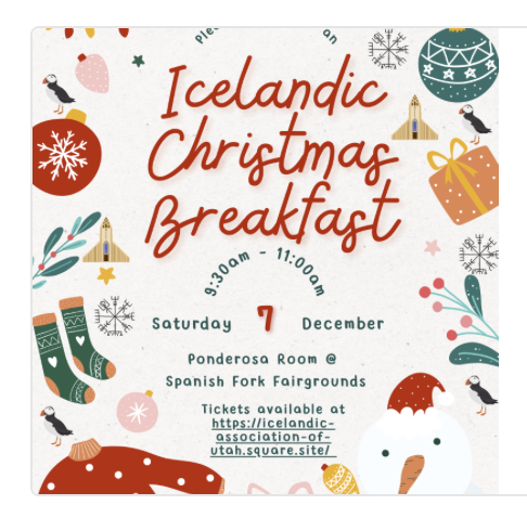 Icelandic Yule breakfast