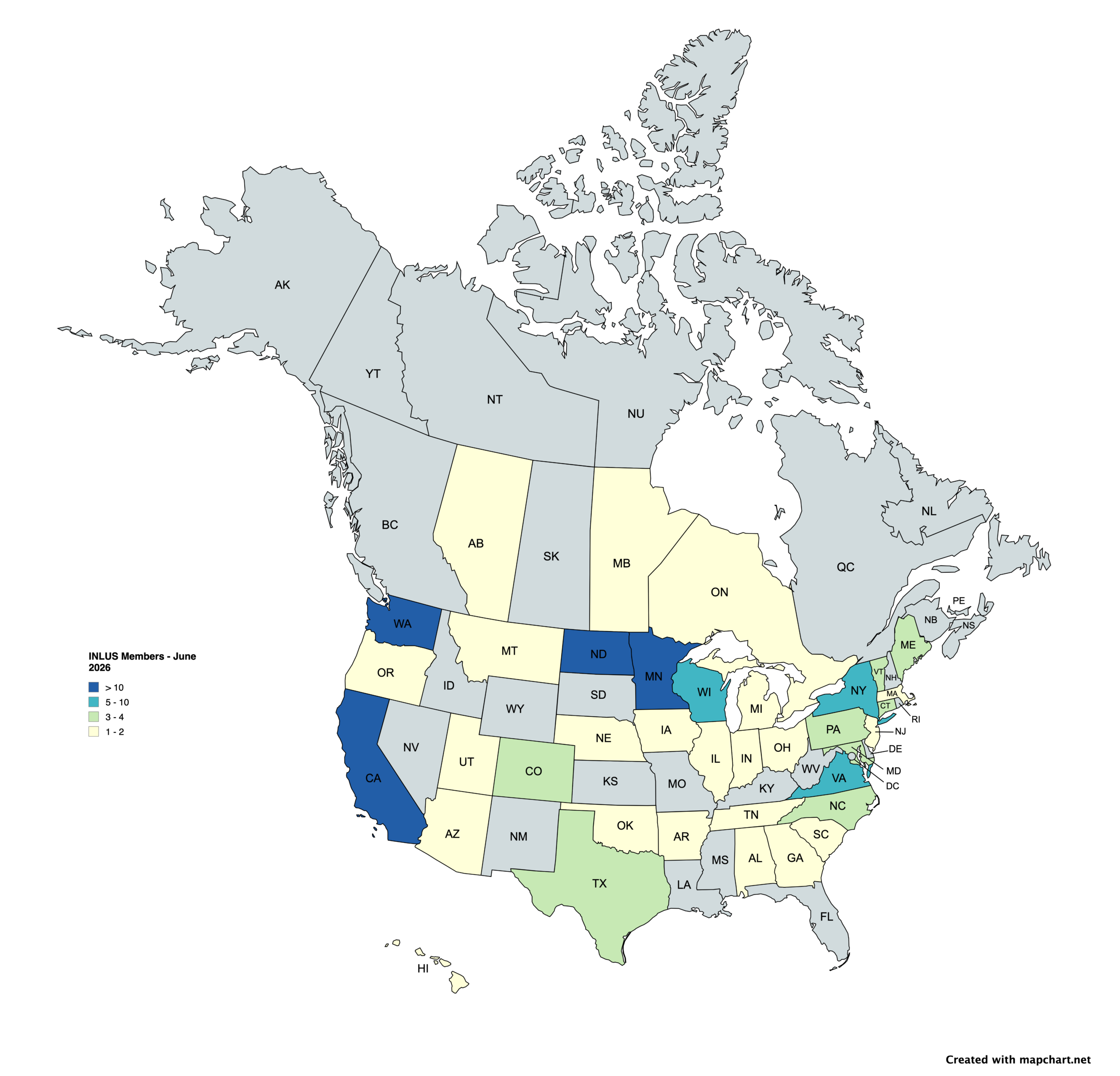 Member Map - June 2026